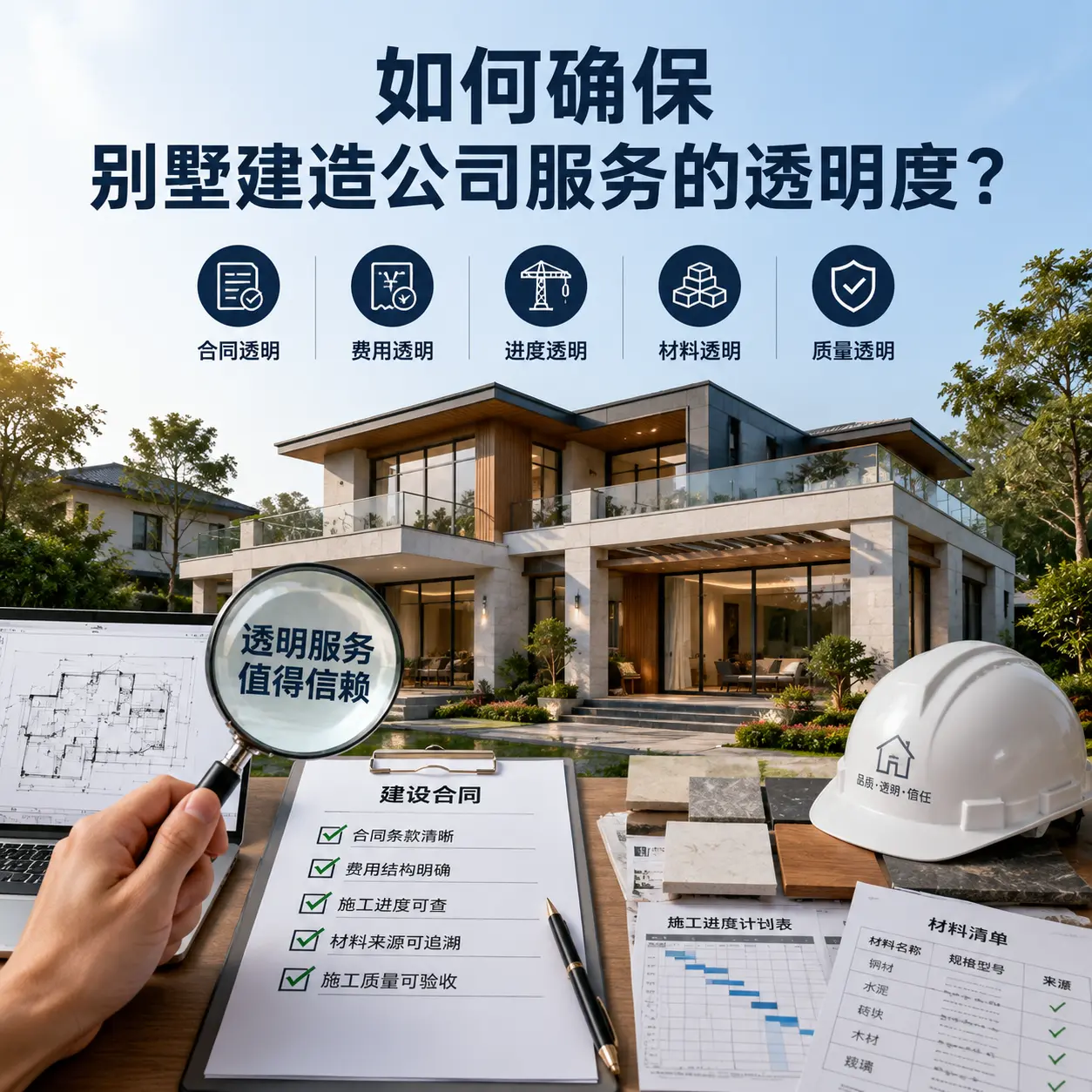 在 织金 如何确保别墅建造公司服务的透明度?