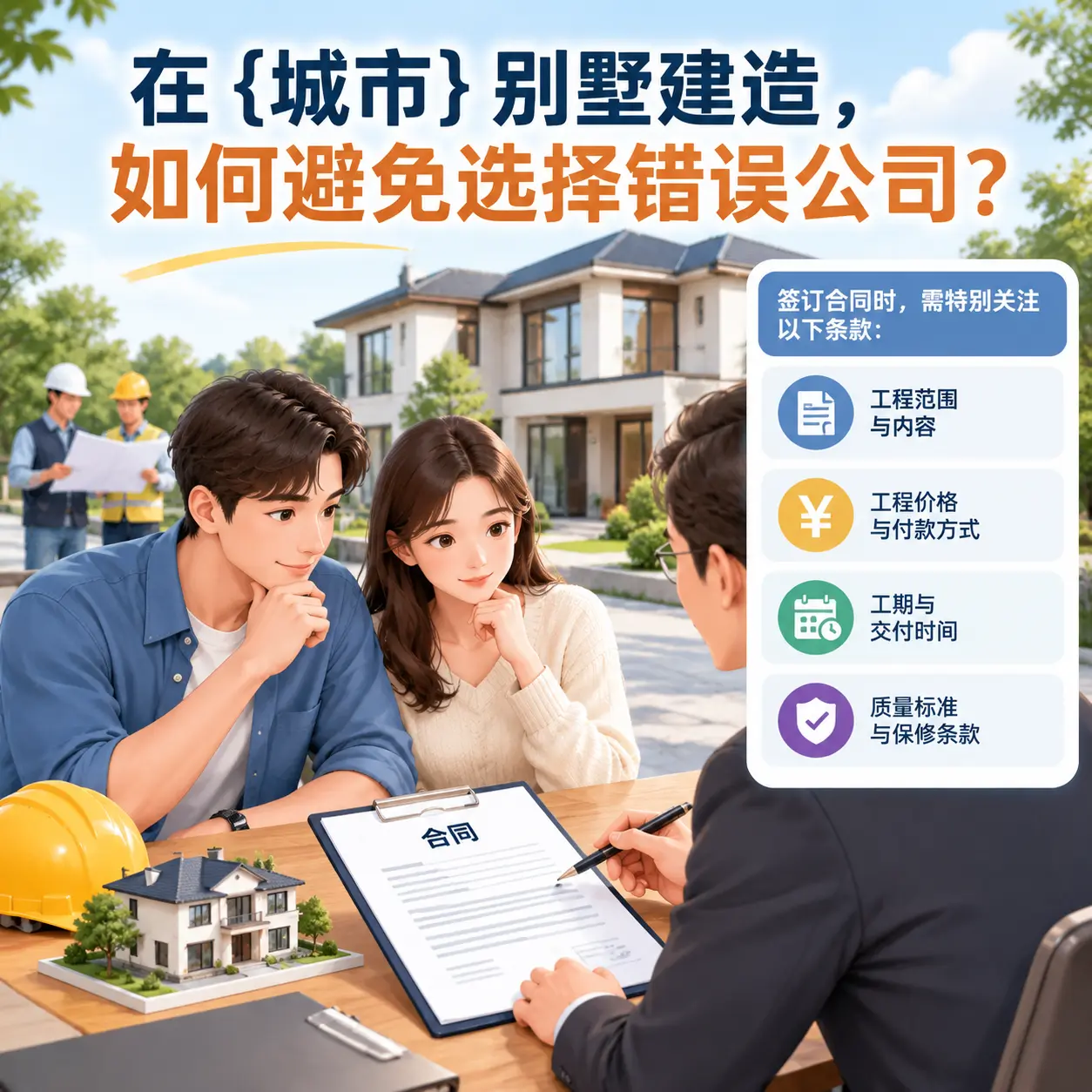 在 织金 别墅建造,如何避免选择错误公司?