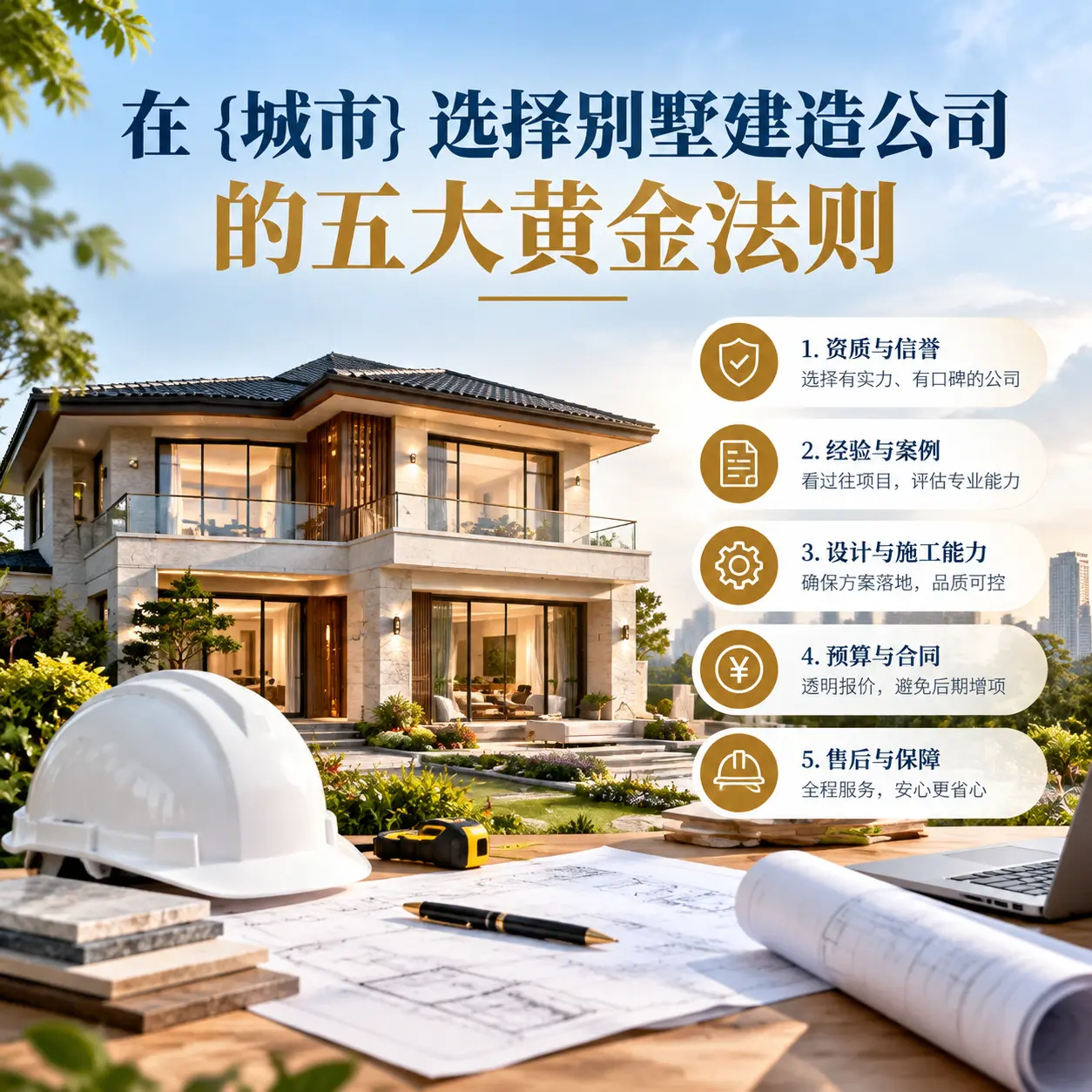 在 织金 选择别墅建造公司的五大黄金法则