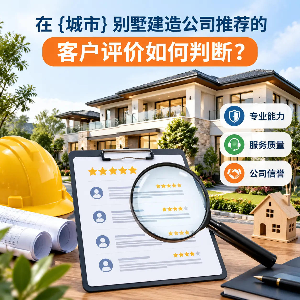 在 织金 别墅建造公司推荐的客户评价如何判断?