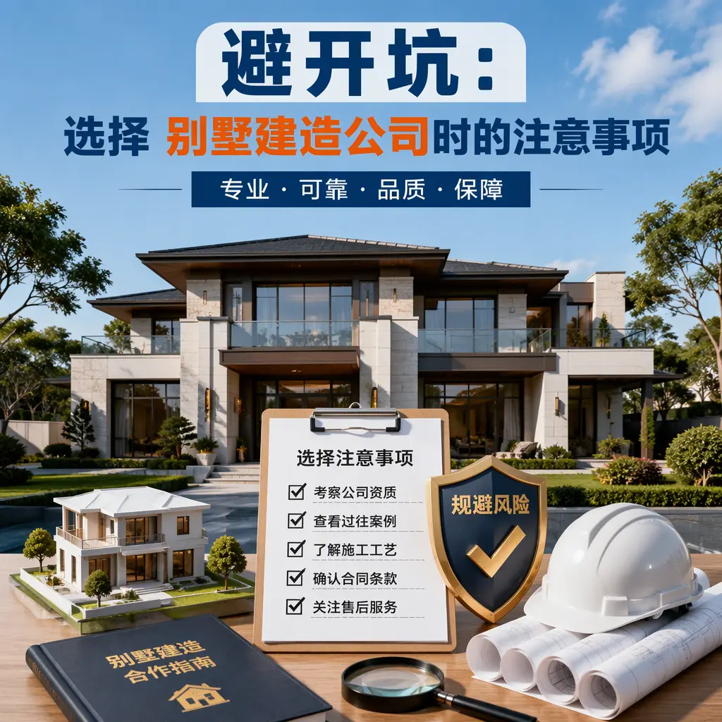 避开坑：选择 织金 别墅建造公司时的注意事项