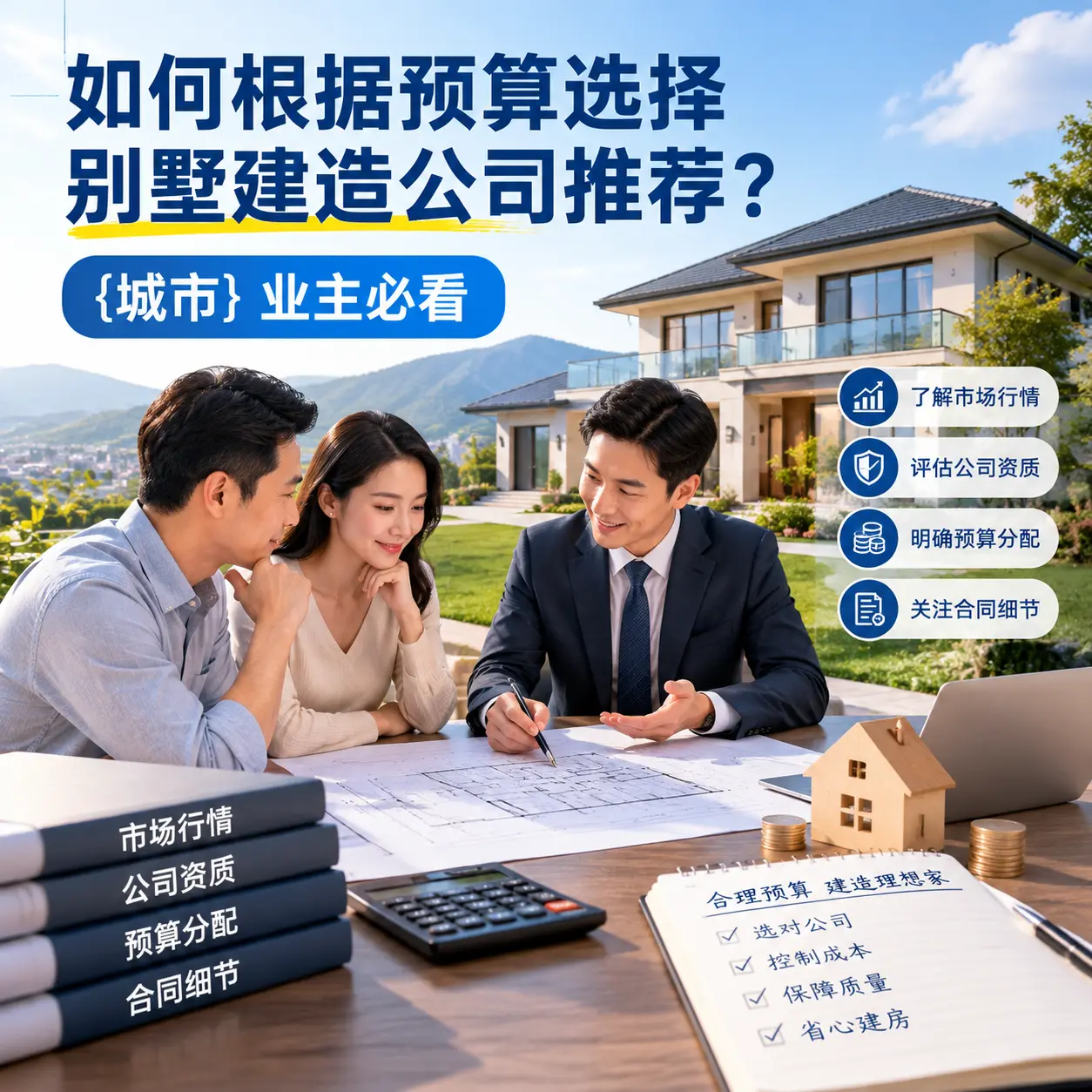 如何根据预算选择别墅建造公司推荐？ 织金 业主必看