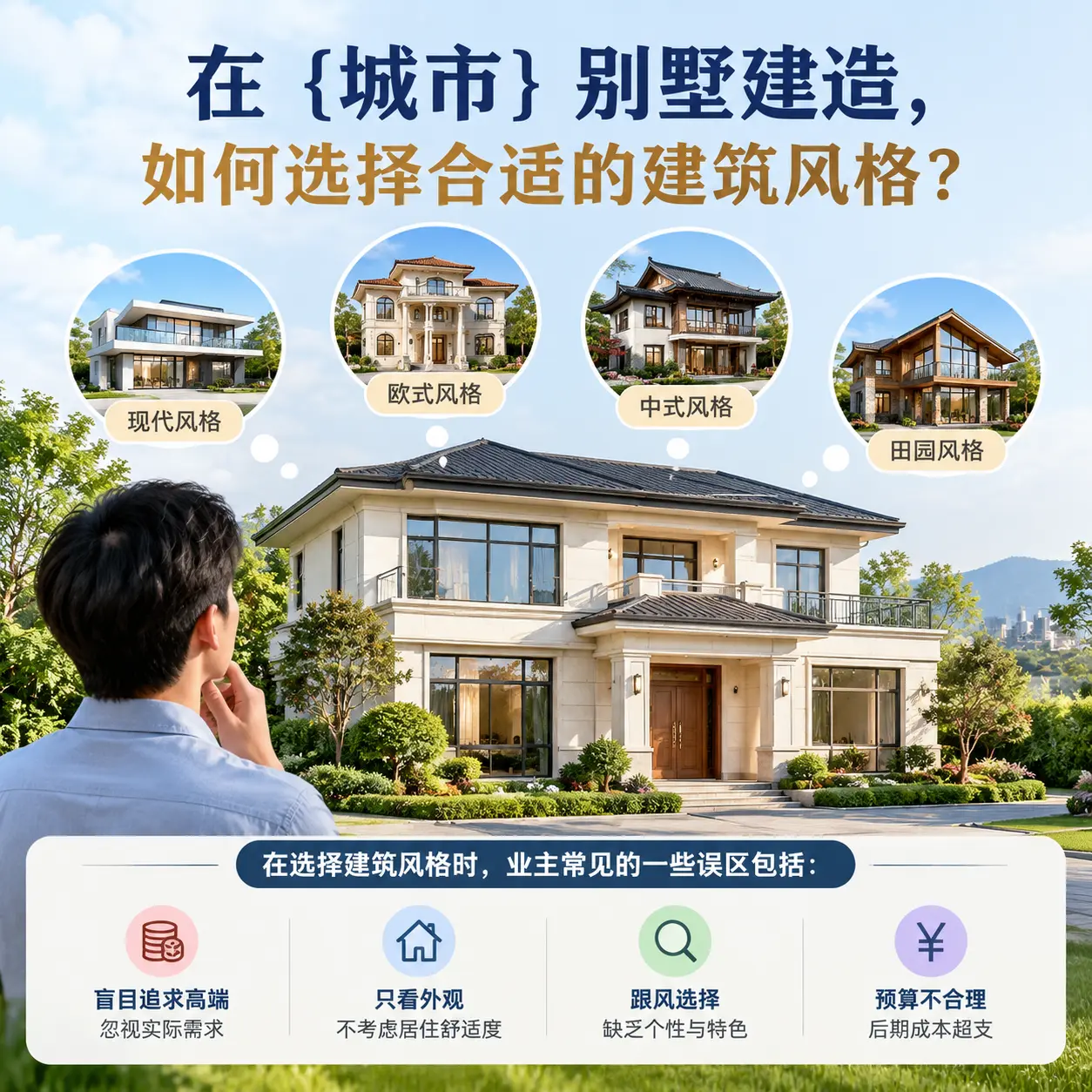 在 织金 别墅建造,如何选择合适的建筑风格?