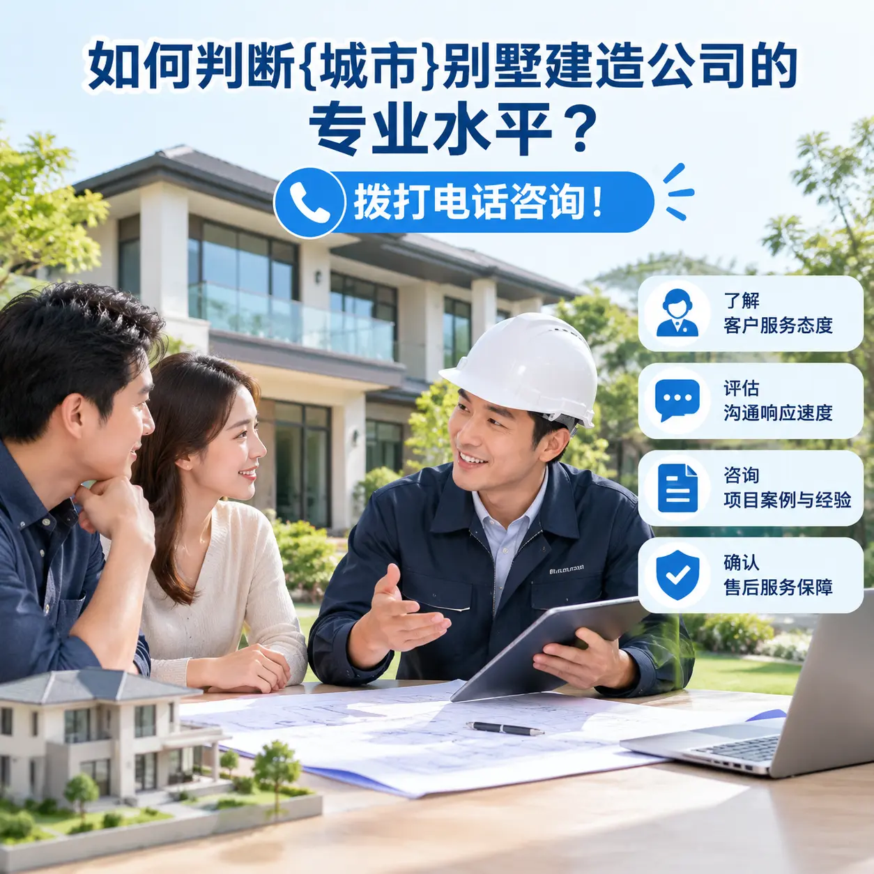 如何判断织金别墅建造公司的专业水平?拨打电话咨询!